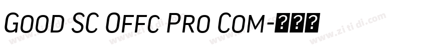 Good SC Offc Pro Com字体转换